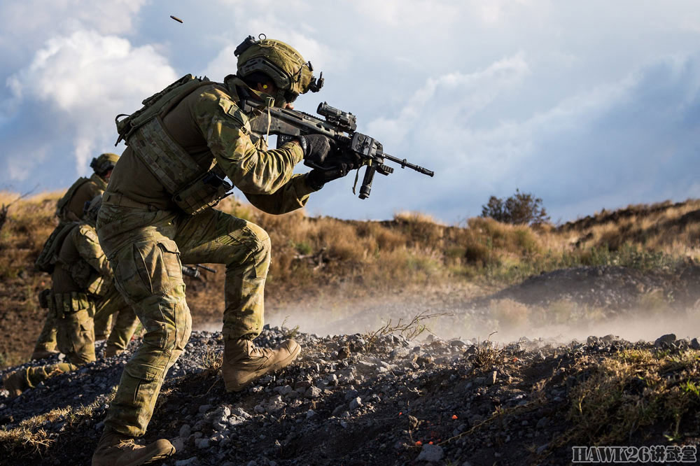 直擊"環太平洋"澳大利亞陸軍開始列裝"最好的aug"_士兵