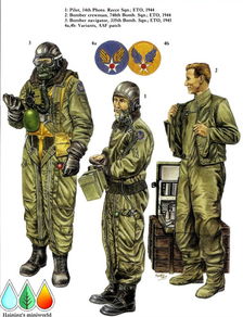 二戰(zhàn)美國陸軍航空隊(duì)軍服圖冊(cè) 上