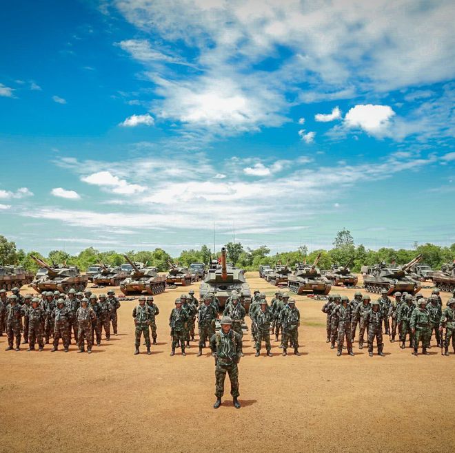 “氣場(chǎng)”很足 泰國(guó)陸軍VT-4主戰(zhàn)坦克新照猶如“怪獸”